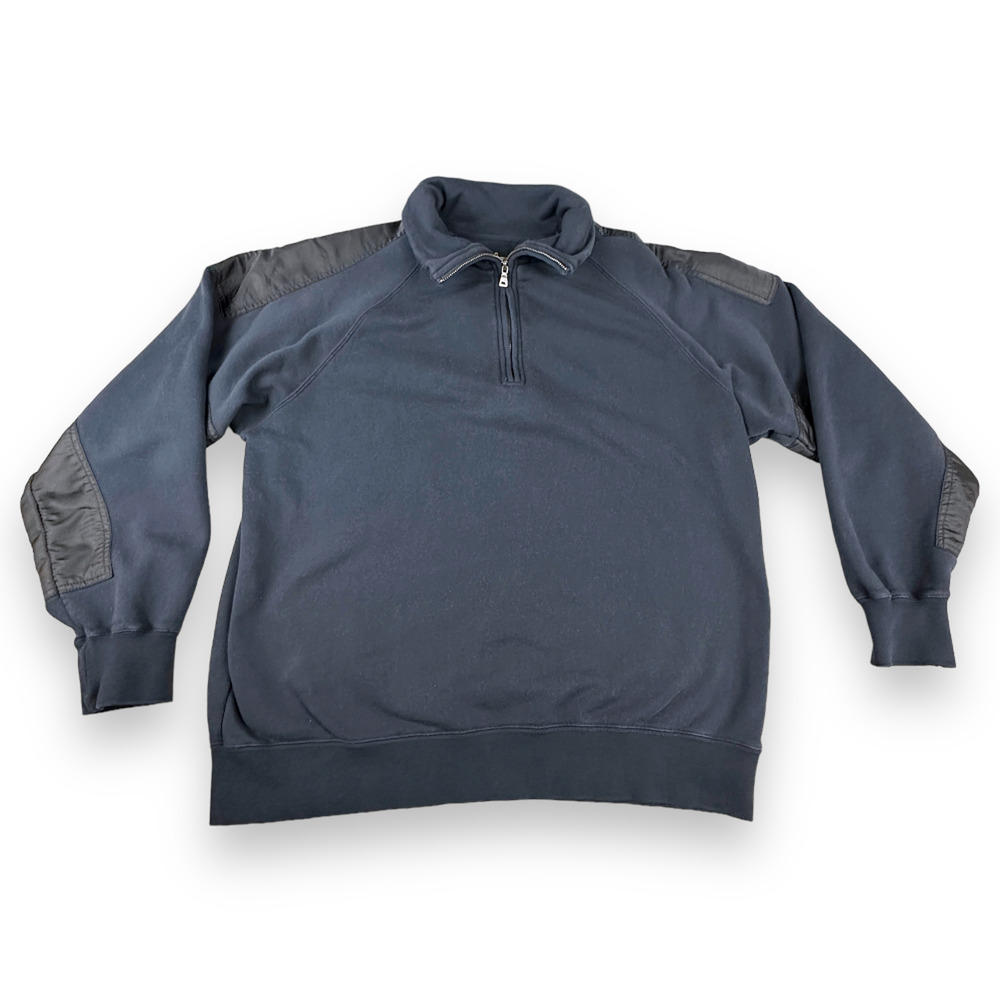 Vintage National Geographic Sweater Adult LARGE Black Travel Collection Zip Y2K